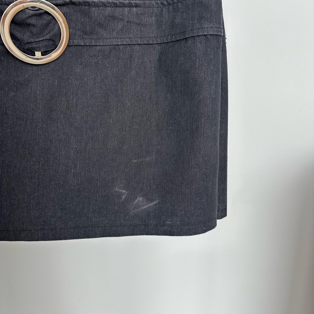 Valia Dark Denim Mini Dress with Belt - Picture 5 of 5